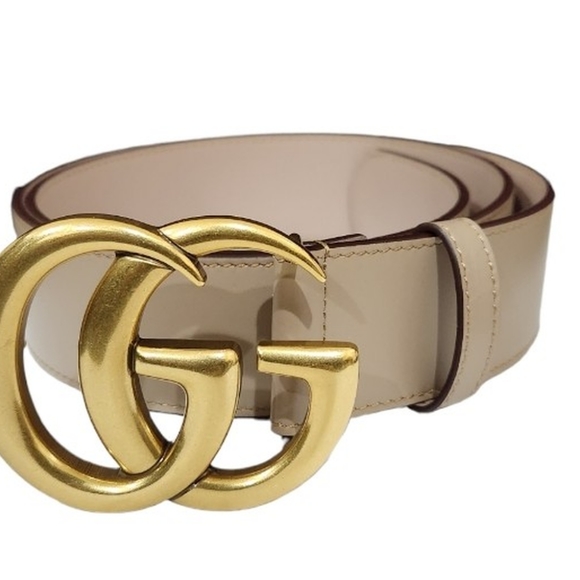 Gucci Dust Pink Marmont 1.5 inch Belt Sz 95 cm